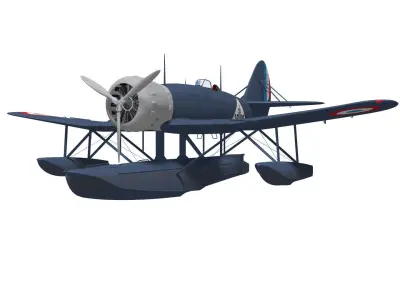 Loire210 fighter plane 3D model
