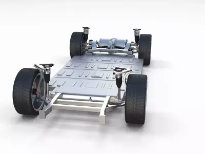Tesla Model 3 Chassis 3D model