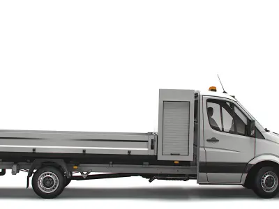 Dodge Sprinter Single Cab Tipper Toolpod 2009 3D model