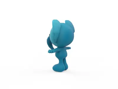 Character005 Elephant Animal Low-poly 3D model