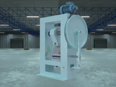 Eccentric Press - Glass Mosaic 3D model