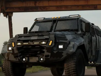 Inkas sentry military 2020 low poly Low-poly 3D model