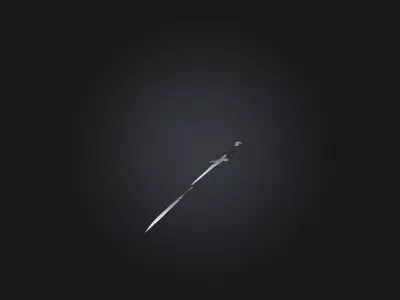 Dual Daggers Low-poly 3D model