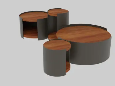 Sofa Center Table Free 3D model