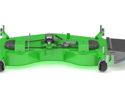 John Deere 60D High Capacity AutoConnect Mid-Mount Mower Deck 3D model