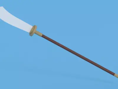 Cartoon Chinese Pu Dao 3D model