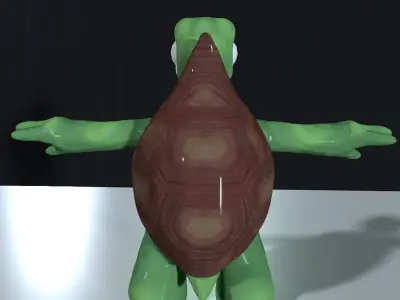 Turtle Cartoon 3D model
