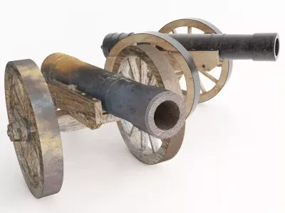 Cannon 02 02 3D model