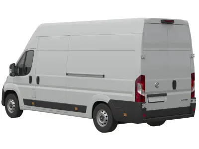 2024 Vauxhall Movano L4H3 Detailed interior 3D model