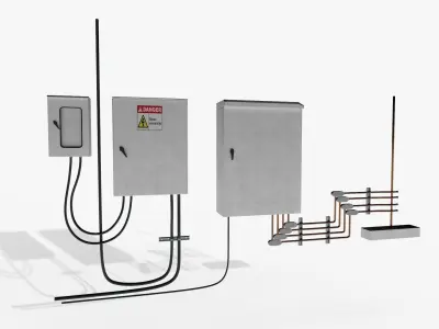 Electrical Box Collection 3D model
