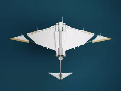 Glider Appocalypse 3D Model Low-poly 3D model