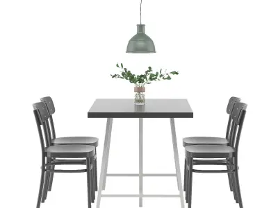 Dining Furnitures Set 30 Free 3D model
