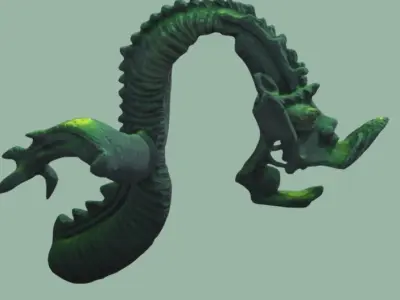 hand dragon Free 3D model