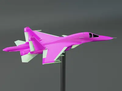 SU 34 Fullback 3D print model