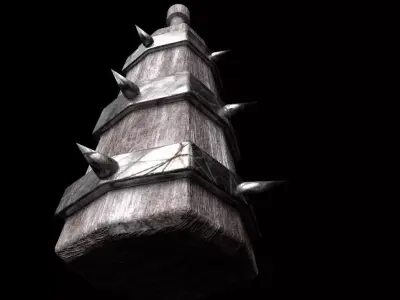 orc stick Free 3D model