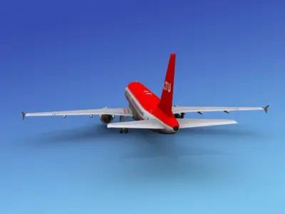 Airbus A320 LTU 3D model