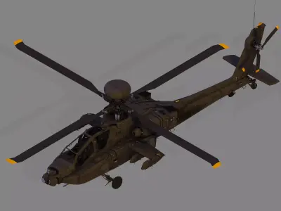 AH-64D 3D model