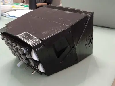 F-16 ICP for PC simulations with electronics parts fitted 3D print model