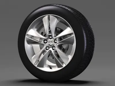 Vauxhall Combo Tour wheel 2017 3D model