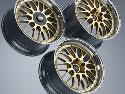 BBS E88 3in1 Low-poly 3D model