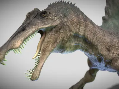 Spinosaurus Low-poly 3D model