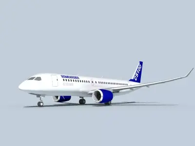 Bombardier CS100  3D model