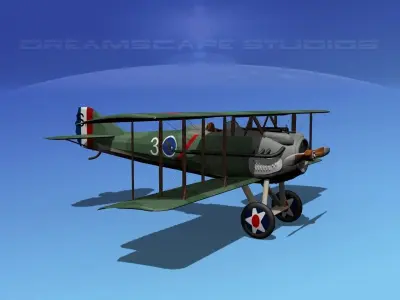 SPAD SXIII V07 3D model