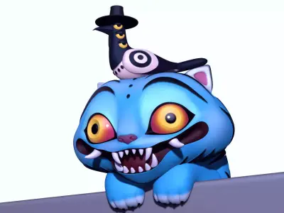 K Pop Demon Hunters Tiger Derpy Bird Sussie 3D print model