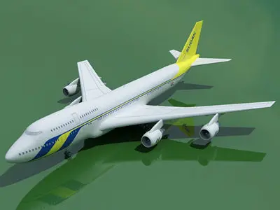 Sudan Airways Boeing 3D model