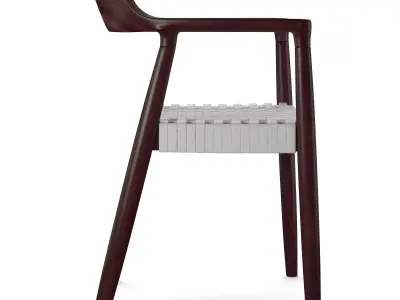 Strapped Seat Chair Free 3D model