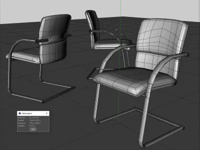 Swinging chair Martin Stoll collection Free 3D model