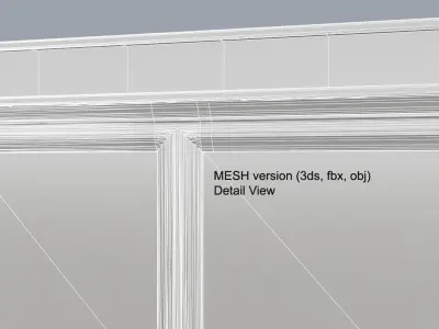 Small Square Window Free 3D model