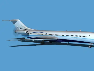 Boeing 7X7-2 Jet Fan V207 3D model