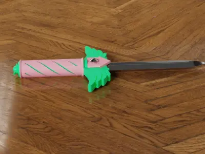 Squid Game-Inspired Knife 3D model