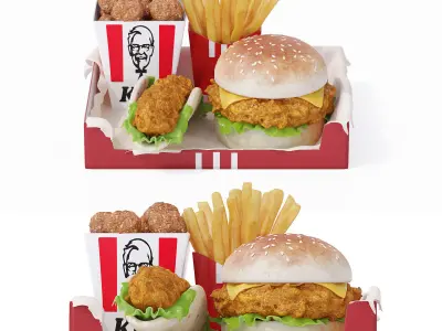 KFS Chicken Meal 3D model