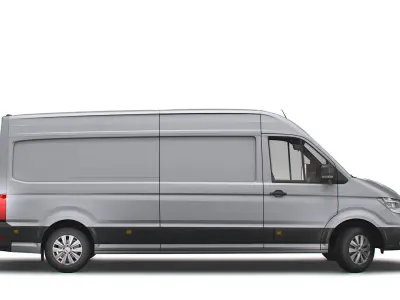 Volkswagen Crafter LWB Trendline UK-spec 2020 3D model