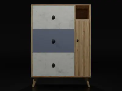 Shoe Storage Drawer Free 3D model