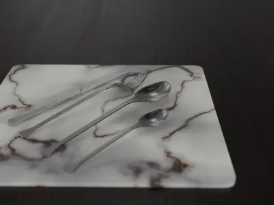 Klan cutlery set Free 3D model