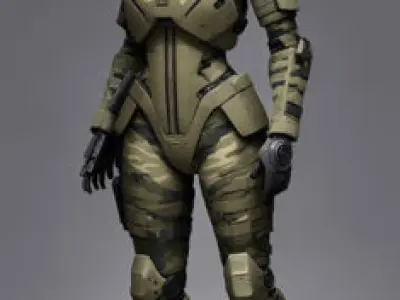 32 Military Characters Texture