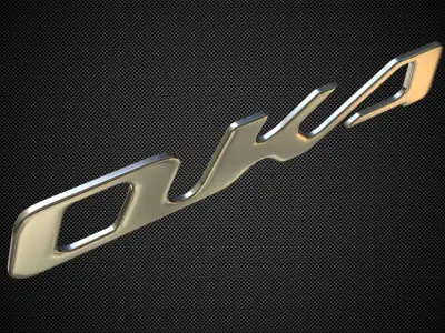 oka logo 3D model