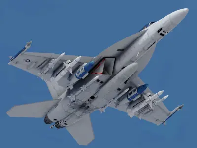  F-18 SuperHornet 3D model