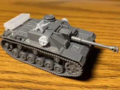 Finnish Sturmi Conversion kit for StuG Free 3D model