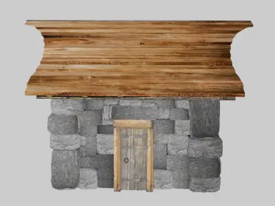 Small Medeval House 3D model