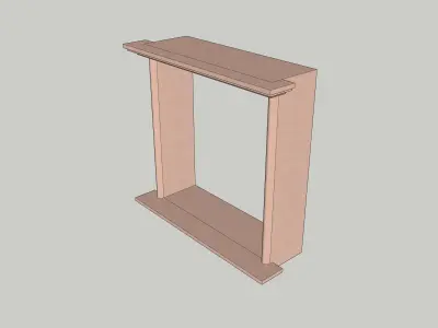 indian jodhpuri stone jharokha 3d modal Low-poly 3D model