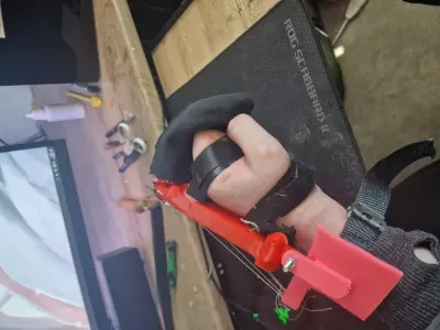 Wrist powered low cost prosthetic Free 3D print model
