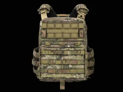 Crye Precision AVS V2 Low-poly 3D model