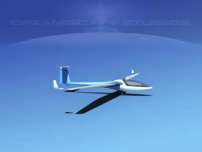 Glaser-Dirks DG-300 Glider V04 3D model
