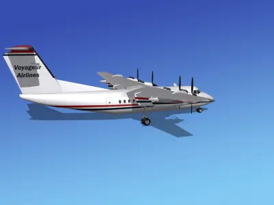 Dehavilland DHC-7 Voyageur Air 2 3D model