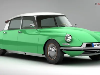 Citroen DS 19 3D model