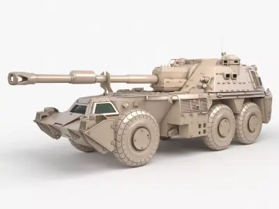 G6 Rhino Clay Vray 3D model 3D model